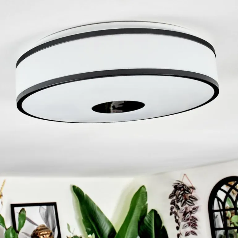 Elran Plafonnier LED Blanc, 1 lumière