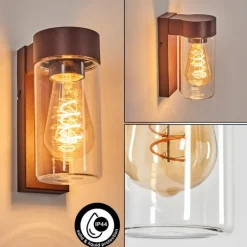 Encoberta Lampe murale d´extérieur Rouille, 1 lumière