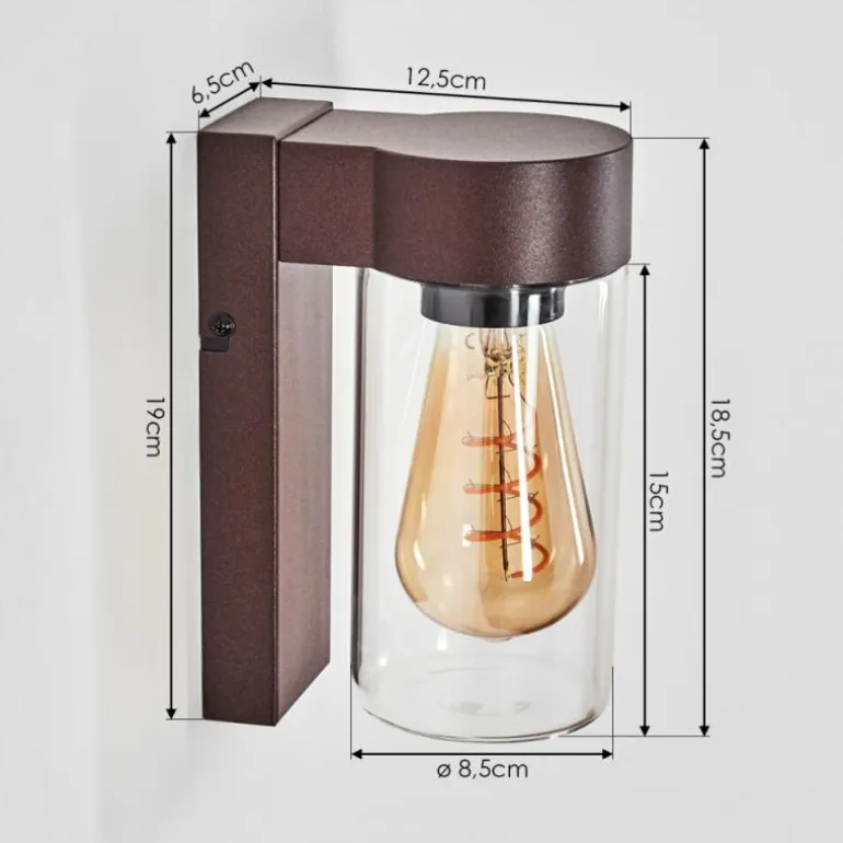 Encoberta Lampe murale d´extérieur Rouille, 1 lumière