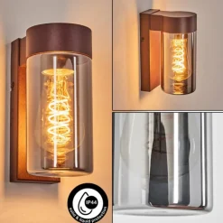 Encoberta Lampe murale d´extérieur Rouille, 1 lumière