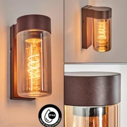 Encoberta Lampe murale d´extérieur Rouille, 1 lumière