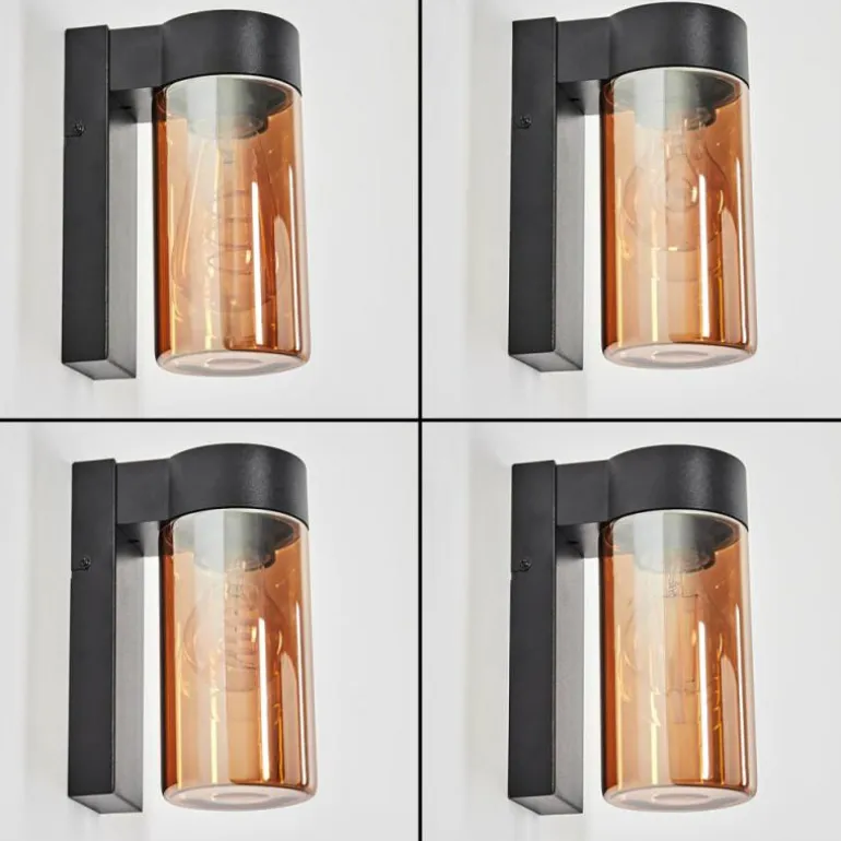 Encoberta Lampe murale d´extérieur Noir, 1 lumière