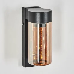 Encoberta Lampe murale d´extérieur Noir, 1 lumière, Détecteur de mouvement