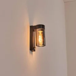 Encoberta Luminaire extérieur, Lampe murale d´extérieur Noir, 1 lumière, Détecteur de mouvement