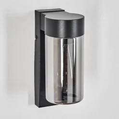 Encoberta Luminaire extérieur, Lampe murale d´extérieur Noir, 1 lumière, Détecteur de mouvement