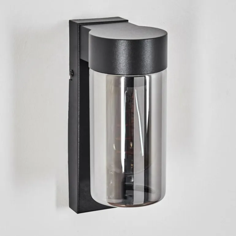 Encoberta Luminaire extérieur, Lampe murale d´extérieur Noir, 1 lumière, Détecteur de mouvement