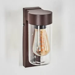 Encoberta Luminaire extérieur, Lampe murale d´extérieur Rouille, 1 lumière, Détecteur de mouvement