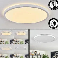 Endrup Plafonnier LED Blanc, 1 lumière
