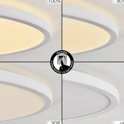 Endrup Plafonnier LED Blanc, 1 lumière