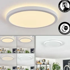 Endrup Plafonnier LED Blanc, 1 lumière