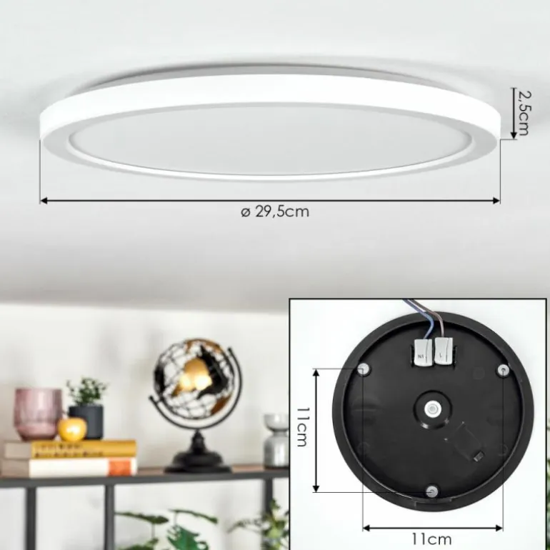 Endrup Plafonnier LED Blanc, 1 lumière