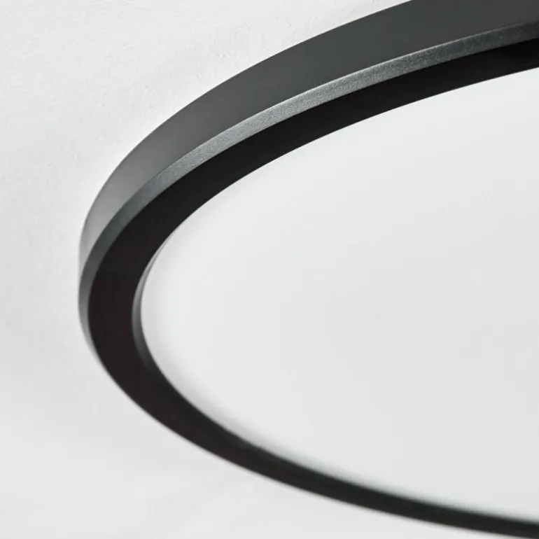 Endrup Plafonnier LED Noir, 1 lumière