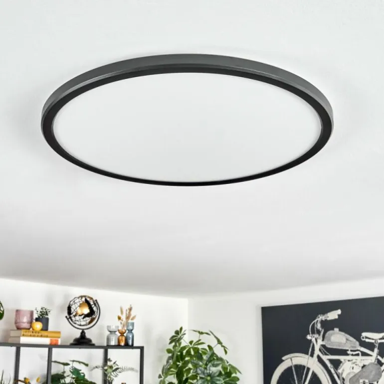 Endrup Plafonnier LED Noir, 1 lumière