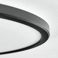Endrup Plafonnier LED Noir, 1 lumière