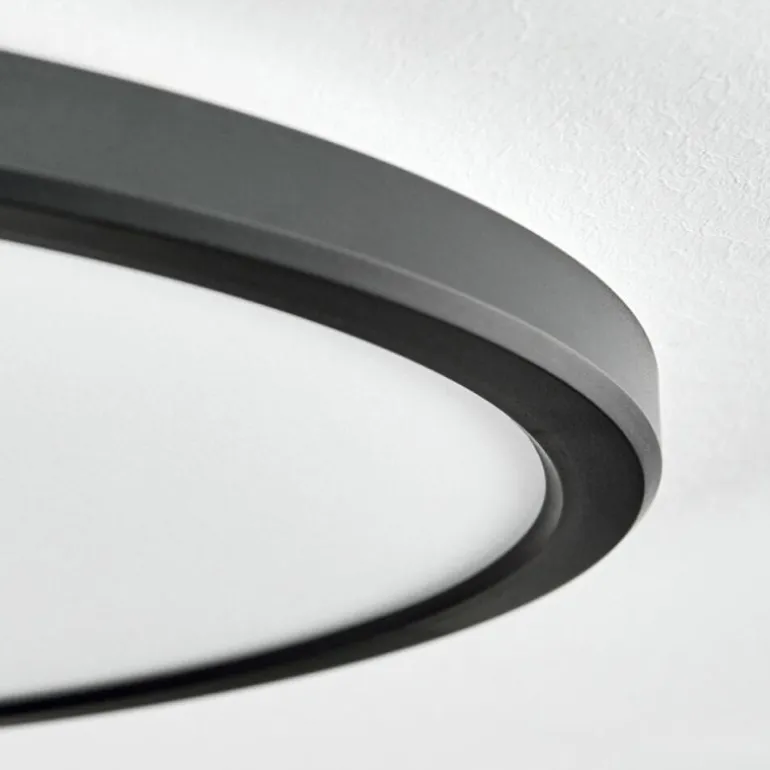 Endrup Plafonnier LED Noir, 1 lumière