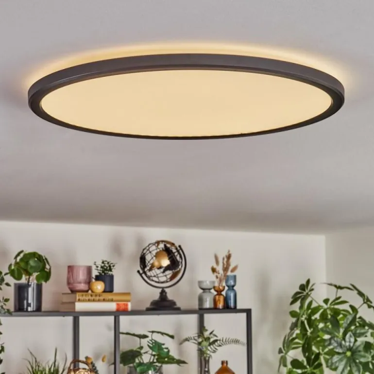 Endrup Plafonnier LED Noir, 1 lumière