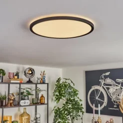 Endrup Plafonnier LED Noir, 1 lumière