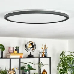 Endrup Plafonnier LED Noir, 1 lumière