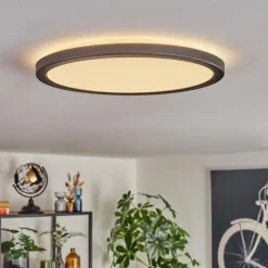 Endrup Plafonnier LED Noir, 1 lumière