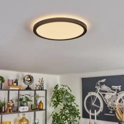 Endrup Plafonnier LED Noir, 1 lumière
