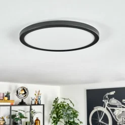 Endrup Plafonnier LED Noir, 1 lumière