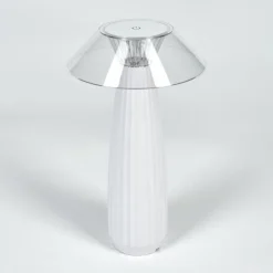 Eryla Lampe de bureau, Lampe à poser LED Blanc, 1 lumière