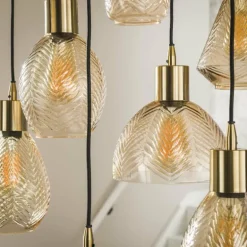 Escusa Suspension Anthracite, 9 lumières