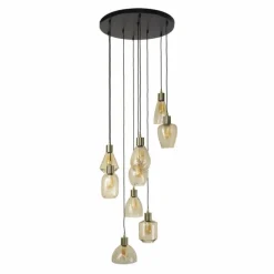 Escusa Suspension Anthracite, 9 lumières