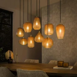 Escusa Suspension Anthracite, 9 lumières