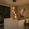 Escusa Suspension Anthracite, 5 lumières