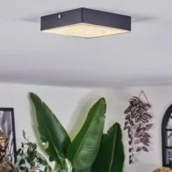 Esmar Plafonnier LED Noir, 1 lumière