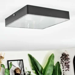 Esmar Plafonnier LED Noir, 1 lumière