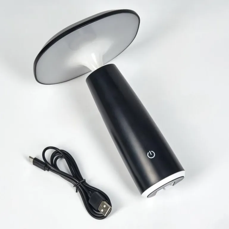 Eston Lampe de bureau, Lampe à poser LED Noir, Blanc, 1 lumière