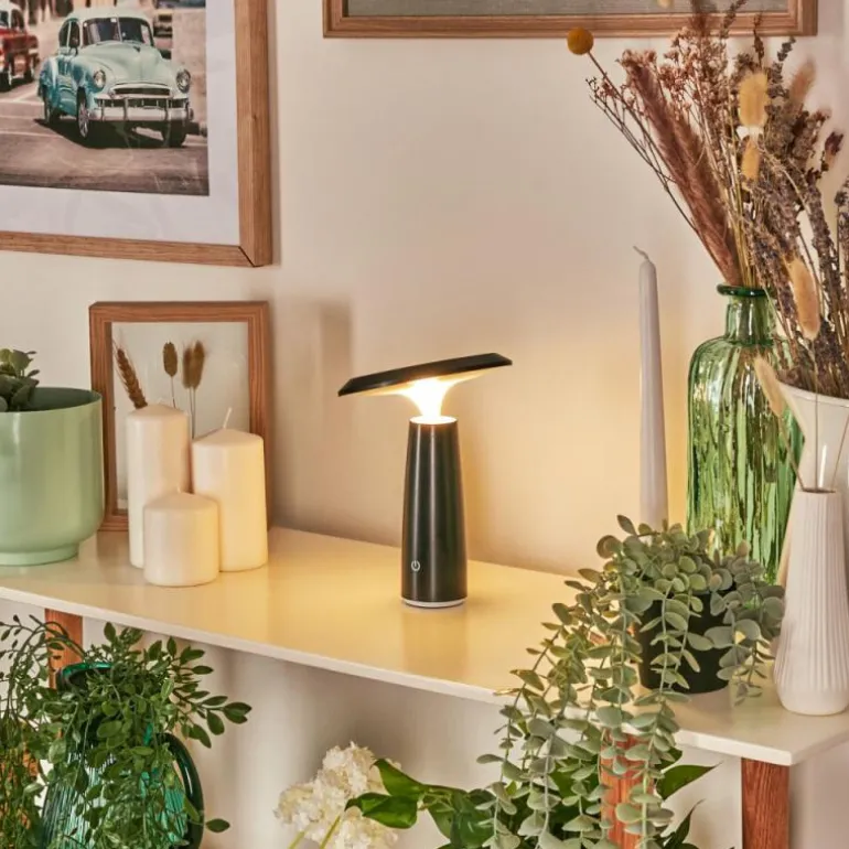 Eston Lampe de bureau, Lampe à poser LED Noir, Blanc, 1 lumière