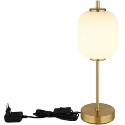 Ewald Lampe à poser Luminaires Globo Lighting LED Laiton, 1 lumière