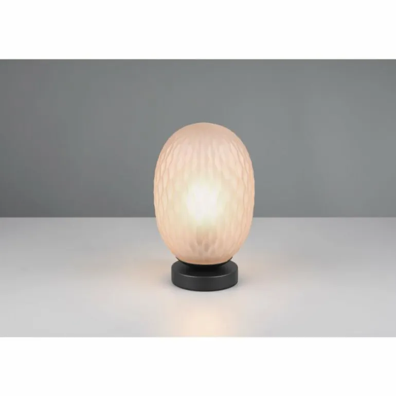 Facette Lampe à poser Luminaires Trio Brun, Or, 1 lumière