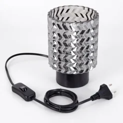 Falgorosa Lampe à poser Noir, 1 lumière