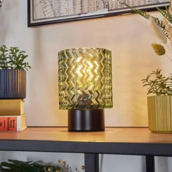 Falgorosa Lampe à poser Noir, 1 lumière