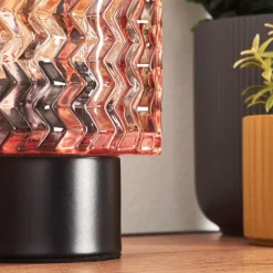 Falgorosa Lampe à poser Noir, 1 lumière