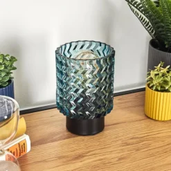 Falgorosa Lampe à poser Noir, 1 lumière