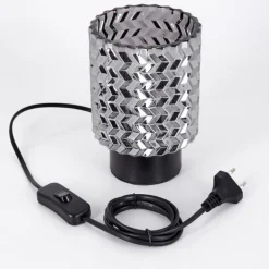 Falgorosa Lampe à poser Noir, 1 lumière
