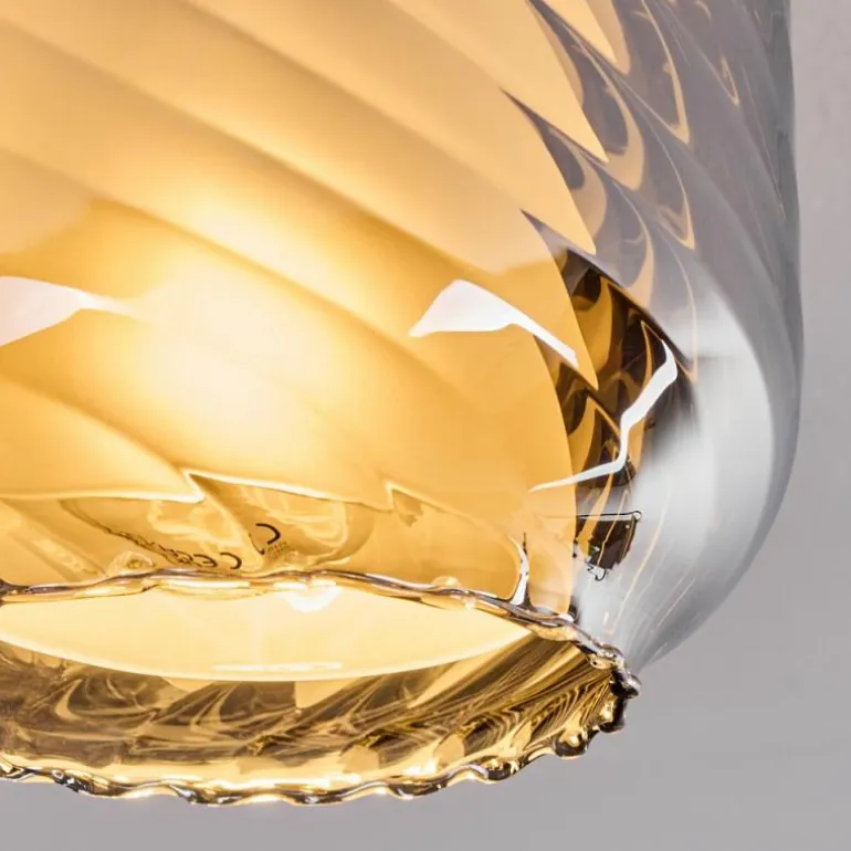 Fanhaes Plafonnier Chrome, Fumé, 3 lumières