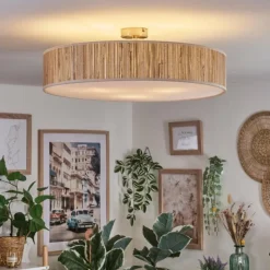 Foggia Plafonnier Nickel mat, 3 lumières