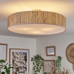 Foggia Plafonnier Nickel mat, 3 lumières