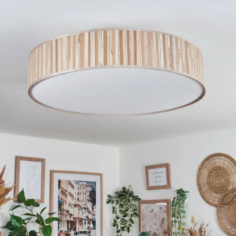 Foggia Plafonnier Nickel mat, 3 lumières
