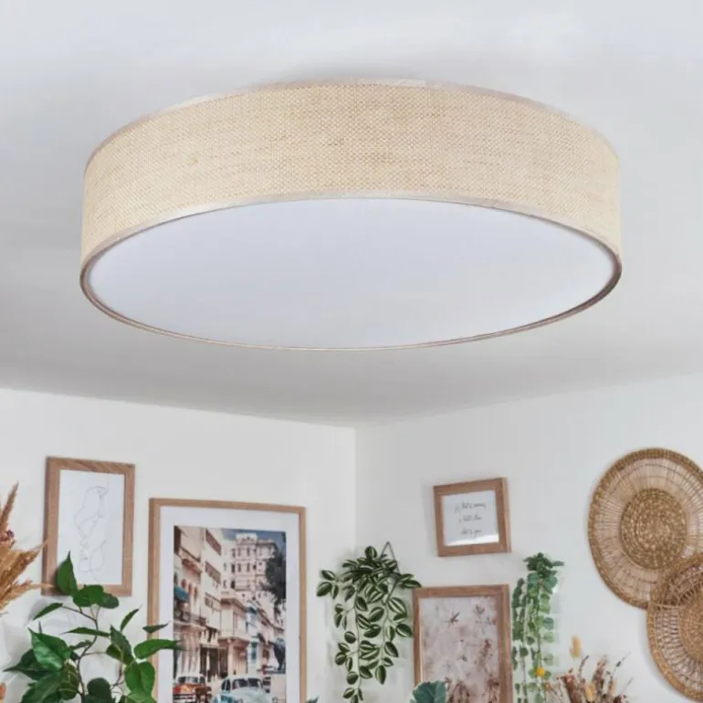 Foggia Plafonnier Nickel mat, 3 lumières