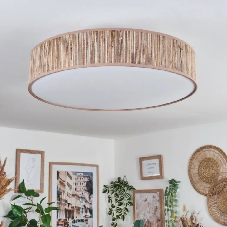 Foggia Plafonnier Nickel mat, 3 lumières