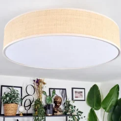 Foggia Plafonnier Nickel mat, 3 lumières