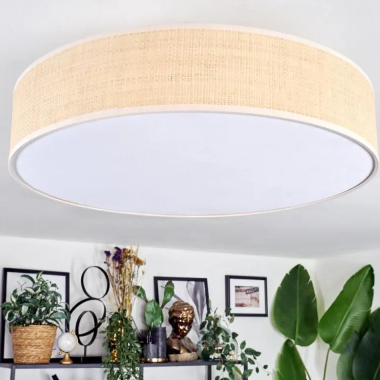 Foggia Plafonnier Nickel mat, 3 lumières