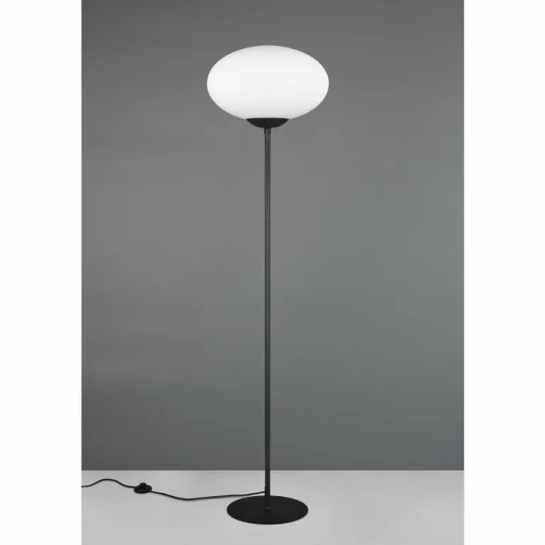Fomento Lampadaire Luminaires Trio Noir, 1 lumière